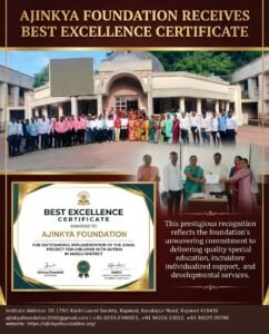 Ajinkya Foundation Receives Best Excellence Certificate: A Milestone in Our Journey